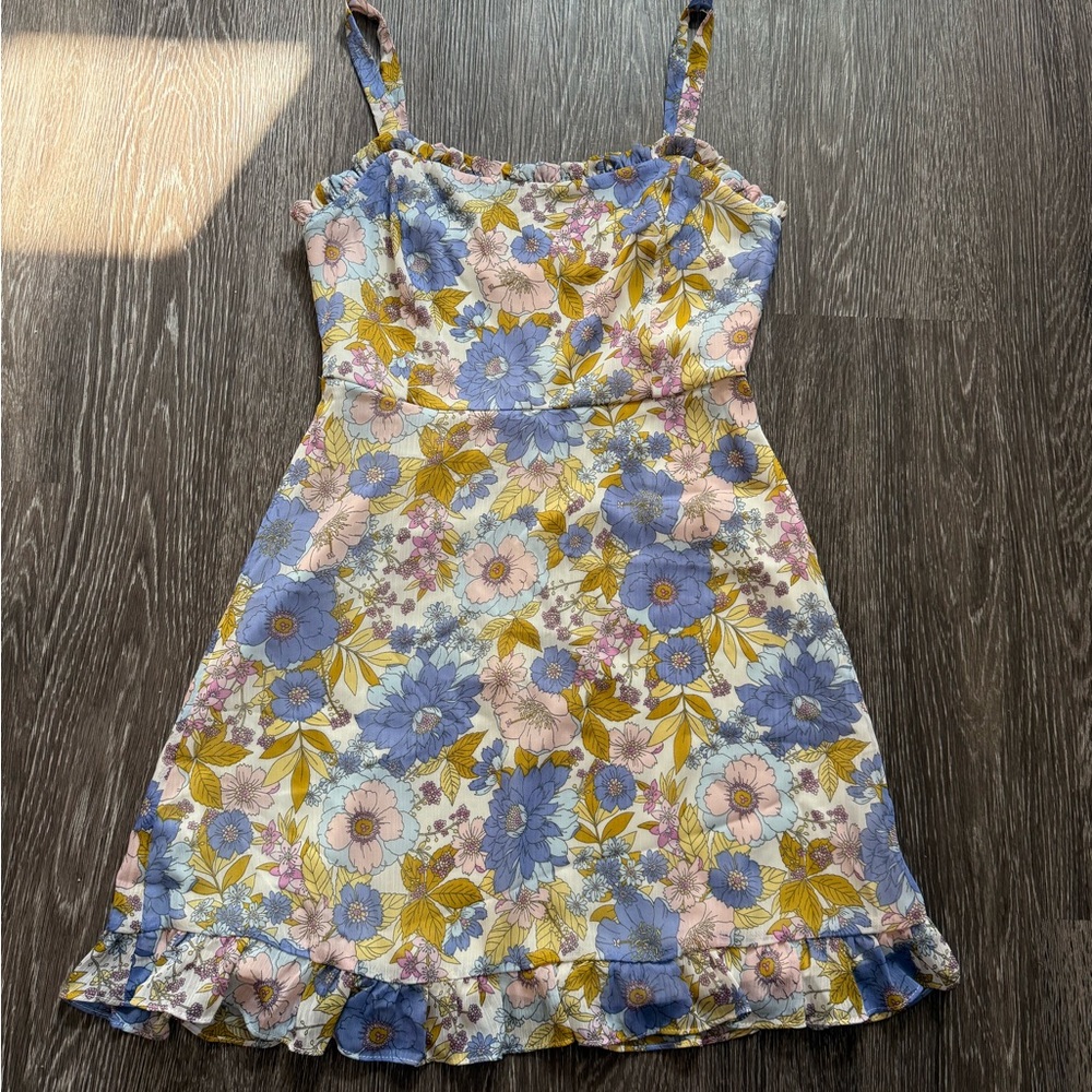 Lush (Dry Goods) Multicolor Floral Midi Dress - S - NWT